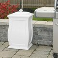 Mayne Mansfield 22-Gallon White Multi-Purpose Storage Bin - 18'' x 14'' x 32'' 5695861W